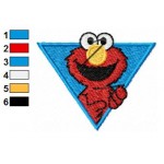 Sesame Street Elmo 17 Embroidery Design